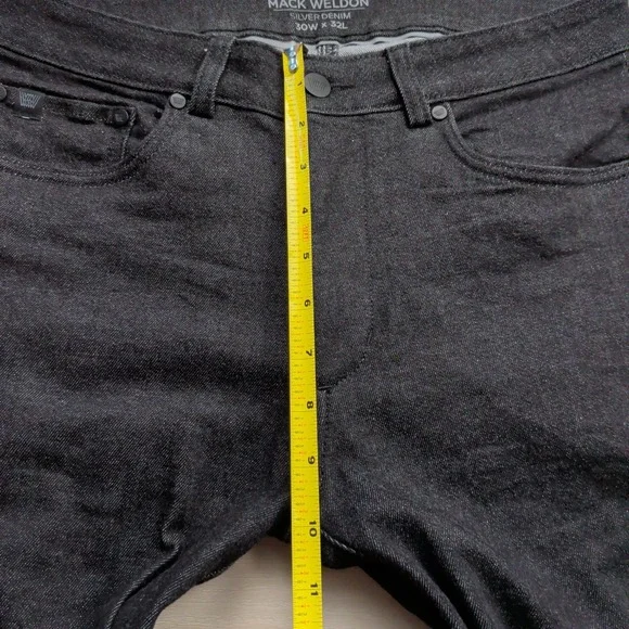 Lot of 2 Mack Weldon Jeans Mens 30x32 (Fit 30x30) Selvedge Silver Denim Stretch - Picture 9 of 16